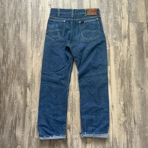 Vintage 50s 60s Lee Riders Sanforized Selvedge Denim Jeans Size 32X30